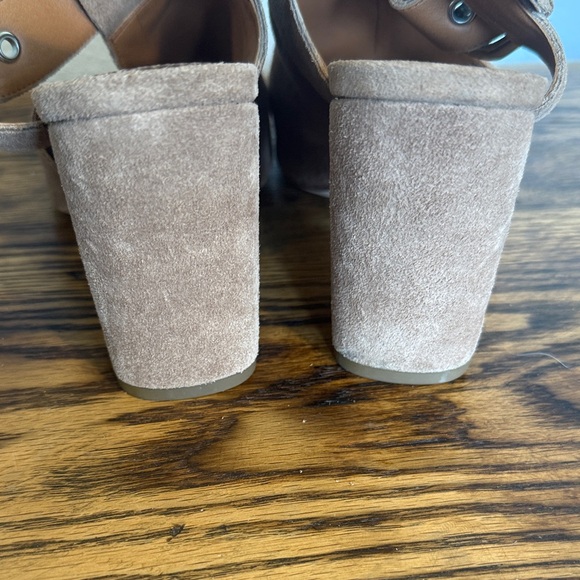 SARTO By Franco Sarto Tan Suede Sandals